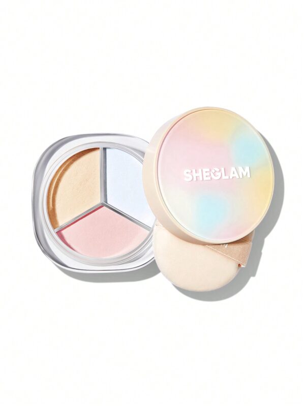 پودر فیکس 3 رنگ شیگلم SHEGLAM مدل Radiance Ring 3 in 1