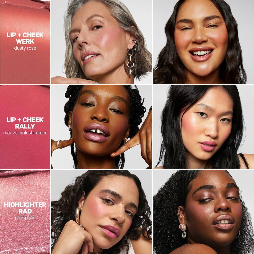 ست هایلایتر، رژگونه و رژلب کرمی استیکی میلک میکاپ - Image 2